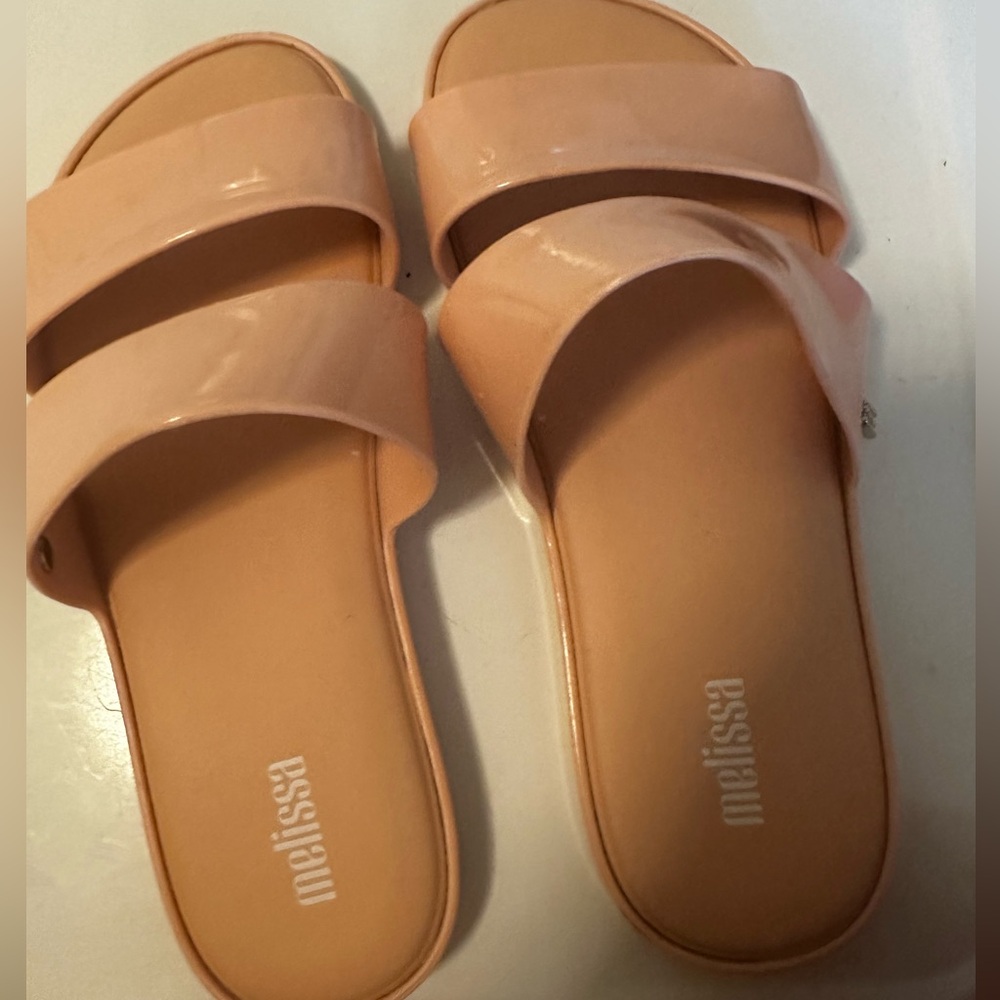 Melissa pink slide sandals-size 5
